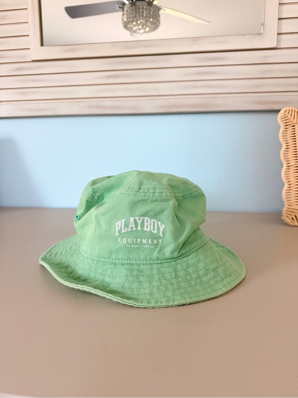 PLAYBOY Mint Green Bucket Hat